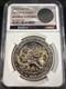 2025 Niue S$1 Samurai & Dragon 1 Oz. 999 Silver Reverse Pf 70 Antiqued