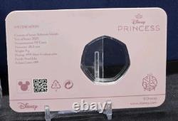 2025 SOLOMAN ISLAND 50C DISNEY'S CINDERELLA 75th ANNIV NGC PF70 UC COLORED