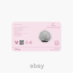 2025 SOLOMAN ISLAND 50C DISNEY'S CINDERELLA 75th ANNIV NGC PF70 UC COLORED