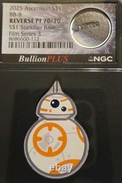2025 Star Wars Film Series Star Killer NGC Reverse Proof Dual Case 70/70 S$1 BB8