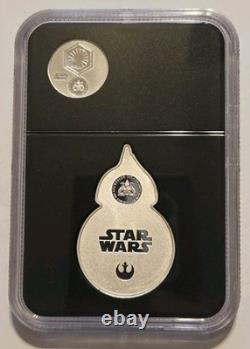 2025 Star Wars Film Series Star Killer NGC Reverse Proof Dual Case 70/70 S$1 BB8