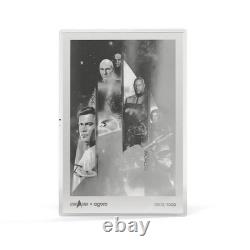 2026 Agoro Niue 1 oz Silver Proof Foil Star Trek Captains Explore Unknown World