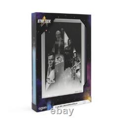 2026 Agoro Niue 1 oz Silver Proof Foil Star Trek Captains Explore Unknown World