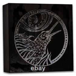 2026 New Zealand 5 oz Silver Proof North Shore Brown Kiwi