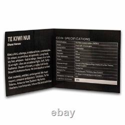 2026 New Zealand 5 oz Silver Proof North Shore Brown Kiwi