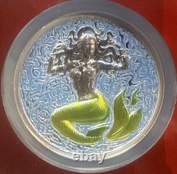 2026 Niue S$1 Mermaid Green Tail? Reverse Proof PF70? Only 224 Graded By NGC