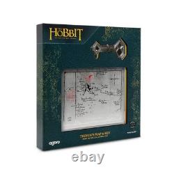 2026 THE HOBBIT Thorin's Map and Key 3/4 oz Silver Coin + 5 g Silver Foil Set