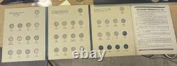34 Coin SET 1933-1965 New Zealand 3 Pence Coins Rare 1935 John Bertrand Album
