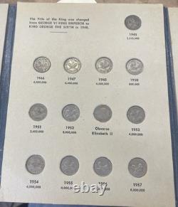 34 Coin SET 1933-1965 New Zealand 3 Pence Coins Rare 1935 John Bertrand Album