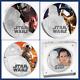 4 2016 Niue Star Wars The Force Awakens Kylo Ren, Captain Phasma, Rey, Bb8