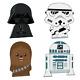 4-coin Set 2020 Niue Star Wars Chibi Set Darth Vader, Chewbacca, R2d2, Trooper