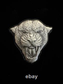 999 Fine Silver Leopard Coin 2 Ounce Niue New Zealand Mint ULTRA LOW MINTAGE