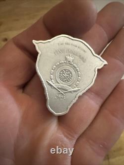 999 Fine Silver Leopard Coin 2 Ounce Niue New Zealand Mint ULTRA LOW MINTAGE