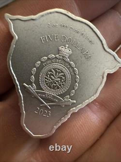 999 Fine Silver Leopard Coin 2 Ounce Niue New Zealand Mint ULTRA LOW MINTAGE