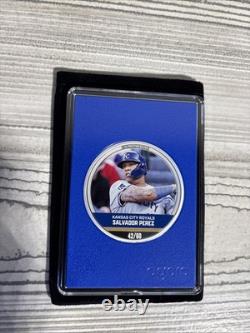 AGORO MLB Coin Sapphire Salvador Perez 13/60