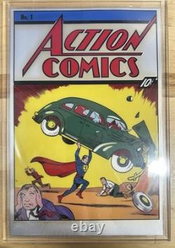 Action Comics #1 Superman Comic Book Silver Foil 35g. 999 Fine New Zealand Mint