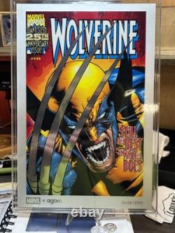 Agoro one ounce silver Marvel Wolverine 25th Anniversary Issue #145 SN 0423/1000