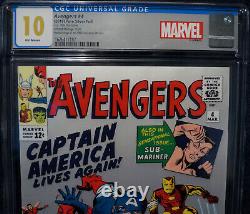 Avengers #4 Silver Foil Marvel Comics Cover (2019) 35g. 999 CGC 10 First Release
