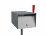 Box Design Rural Zincalume Modern Mailbox (no Lock Withflag)