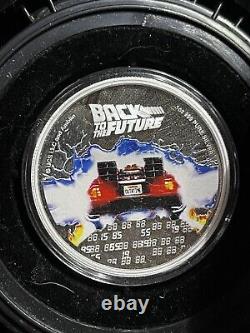 Back to the Future 35th Ann. 1oz Silver Proof Coin in Mr. Fusion Display