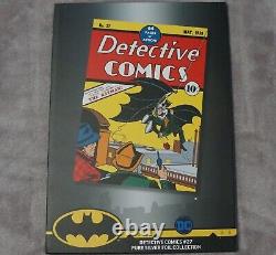 Batman Detective Comics #27.999 Pure Silver Foil Comic Cover 35 gr Ag withOGP