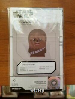 CHEWBACCA CHIBI COIN COLLECTION STAR WARS SERIES 2020 1 oz Pure Silver Proof