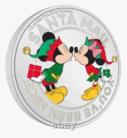 COA 001 2022 Niue Disney Season's Greetings Christmas 1/2oz Silver Coin NGC 70FR