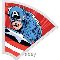 Captain America Avengers 60th Anniversary 2023 1 oz Silver Coin Niue NZ Mint