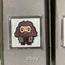 Chibi 1 oz Silver Coin Harry Potter Characters Hagrid Hermione Sirius Snape Lot