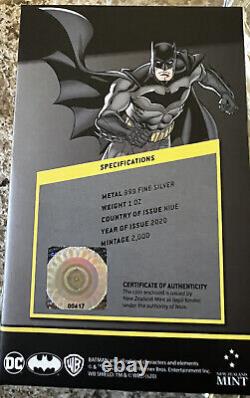 Chibi Batman Coin DC Comics 1oz. 999 Silver New Zealand Mint SOLD OUT 2020