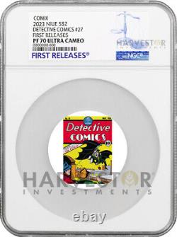 Comix Series Detective Comics #27 1 Oz Silver Coin Ngc Pf70 First Release