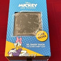 Daisy Duck Silver Chibi Coin New Zealand Niue Disney Classic 0441/2000