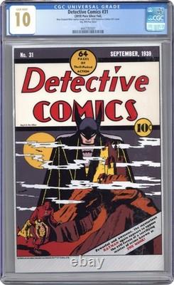 Detective Comics Silver Foil Replica Cover New Zealand Mint #31 CGC 10.0 2018