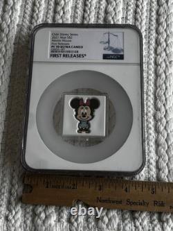 Disney 2021 Minnie Mouse chibi silver coin new zealand mint niue NGC PF70 UC