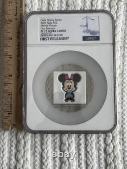 Disney 2021 Minnie Mouse chibi silver coin new zealand mint niue NGC PF70 UC