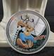 Disney- Goofy -colorized Coin-1 Oz. 99% Pure Silver 2020 New Zealand