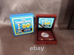 Donald Duck 80th Anniversary NIUE 1 oz. Silver Coin with COA New Zealand Mint
