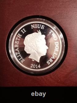 Donald Duck 80th Anniversary NIUE 1 oz. Silver Coin with COA New Zealand Mint