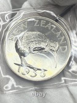 Edward VIII New Zealand 1936 Hallmarked Silver Proof Pattern Fantasy Crown