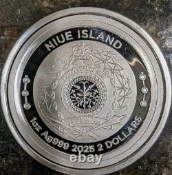 Elegant 2025 Niue Silver Ethereum Coin 1 oz Brilliant Uncirculated Collectible