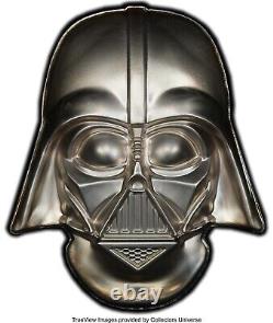 GB016 New Zealand Elizabeth II Star Wars Darth Vadar Helmet 5 Dollars (2 oz)