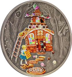 Hansel and Gretal Fairy Tales 1 Oz Silver Coin 1$ Niue 2023 NGC 70 FR