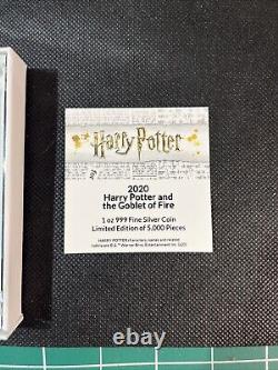 Harry Potter And The Goblet Of Fire Poster 2020 Niue 1oz Silver Coin 385/5,000