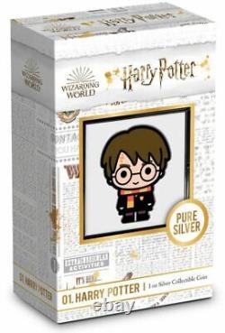 Harry Potter Chibi Silver Coin 2020 Nz Mint $2 Ngc Pf 70 Uc Fr Ogp Coa