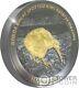 Kiwi Gilded 5 Oz Silver Coin 10$ New Zealand 2024