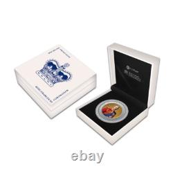 King Charles III Coronation New Zealand 5 $ 2023 99,9% Silver coin 5 oz