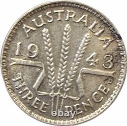 Lot Of 9 Silver Coins Of Australia, New Zealand Canada, And Newfoundland 1919-68 Lot Of 9 Silver Coins Of Australia, New Zealand Canada, And Newfoundland 1919-68