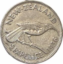 Lot Of 9 Silver Coins Of Australia, New Zealand Canada, And Newfoundland 1919-68