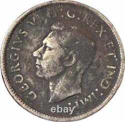 Lot Of 9 Silver Coins Of Australia, New Zealand Canada, And Newfoundland 1919-68