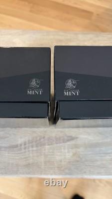 MINT Star Wars 2011 NZ Mint 1oz Silver 8-Coin Set Vader & Falcon Cases OGP COA